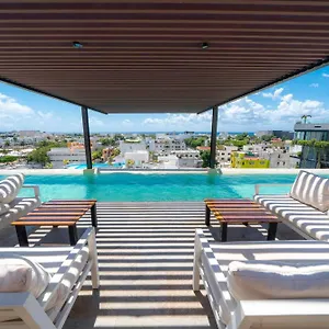 Rooftop With Ocean Views - 2 Bedrooms With Pool - At Arenis 309 Mexique